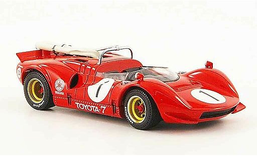 Toyota 7 GP 1968 1/43 Ebbro no.1 rosso japan modellini auto
