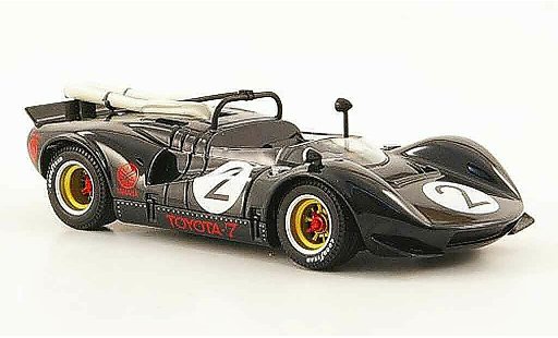 Toyota 7 GP 1968 1/43 Ebbro no.2 nero japan modellini auto