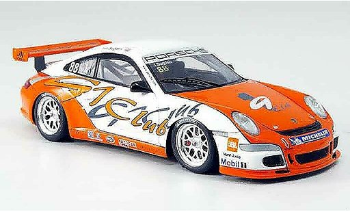 Porsche 911 GT3 CUP 1/43 Spark 2007 No.88 vincitore Asia modellini auto