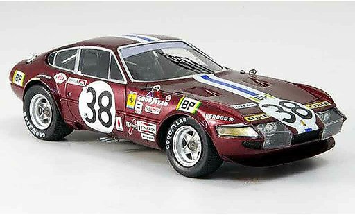 Ferrari 365 GTB/4 1/43 Red Line no.38 jarier buchet neunter le mans 1972 modellini auto