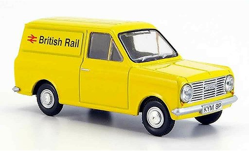 Bedford HA utilitaire 1/43 Oxford Van giallo British Rail modellini auto