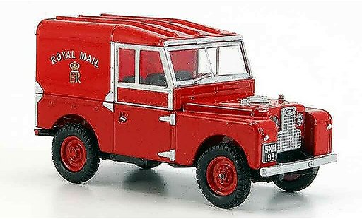 Land Rover 88 Base 1/43 Oxford rosso Royal Mail modellini auto