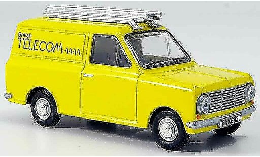 Bedford HA utilitaire 1/43 Oxford Van giallo British Telecom furgone modellini auto
