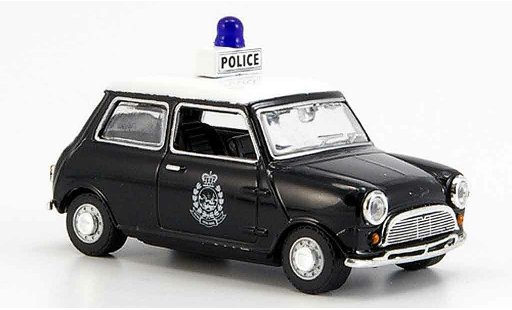 Austin Mini police 1/43 Oxford nero bianco Hong Kong modellini auto