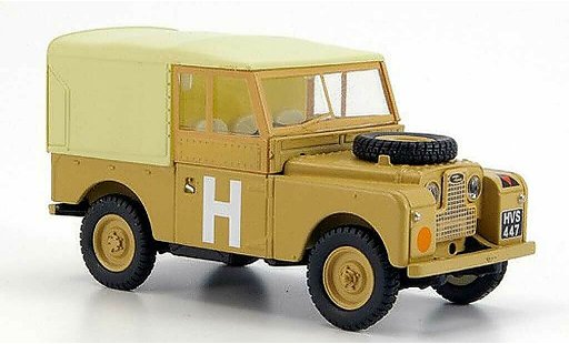 Land Rover 88 Series I 1/43 Oxford 1 sandfarben Militar furgone modellini auto