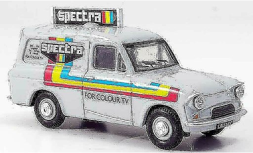 Ford Anglia Van 1/43 Oxford bianco Spectra furgone modellini auto
