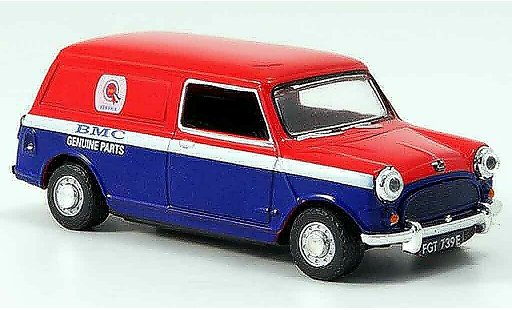 Austin Mini Van utilitaire 1/43 Oxford rosso blu BMC Parts furgone modellini auto