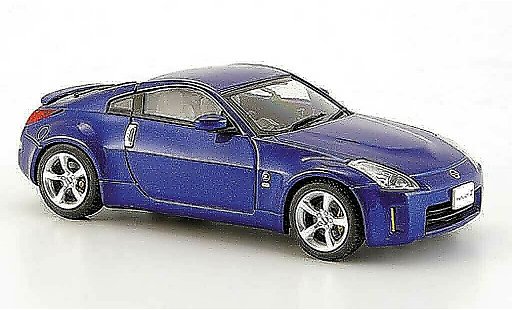 Nissan 350Z Base 1/43 Ebbro Fairlady blu Facelift 2007 modellini auto