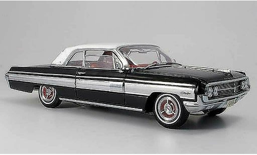 Oldsmobile Starfire Base 1/18 Yat Ming nero biancoes tetto 1962 modellini auto