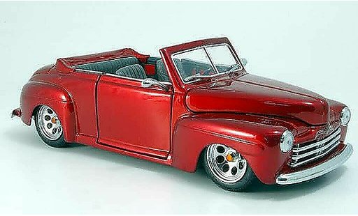Ford Hot Rod 1948 1/18 Yat Ming convertibile rot-met. aperto modellini auto