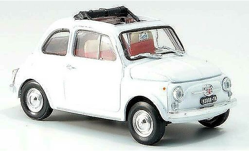 Fiat 500 F 1/43 Brumm bianco geoffnetes tetto pieghevole 1965 modellini auto