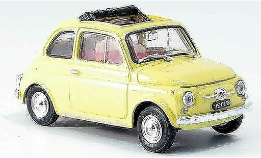 Fiat 500 F 1/43 Brumm giallo geoffnetes tetto pieghevole 1965 modellini auto