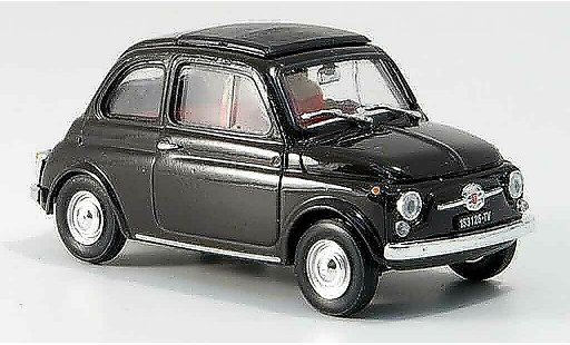Fiat 500 F 1/43 Brumm marrone avec capote tetto pieghevole 1965 modellini auto