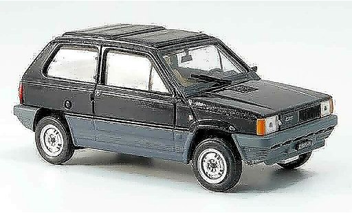 Fiat Panda 45 1/43 Brumm nero avec capote Doppeltetto pieghevole 1981 modellini auto
