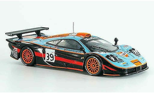 McLaren F1 GTR GTR 1/43 IXO No.39 GULF Bellm Gilbert Sekiya Le Mans 1997 modellini auto