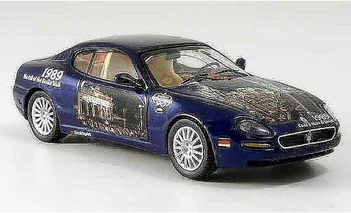 Maserati Cambiocorsa coupe 1/43 IXO blu 90. geburtstag 2002 modellini auto