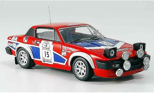 Triumph TR7 1980 1/43 IXO V8 No.15 Eklund Sylvan 1000 Lakes Rally modellini auto