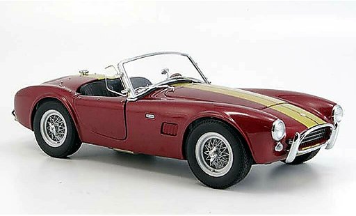 AC Cobra 289 1/18 Exoto rosso avec bandes 1963 modellini auto
