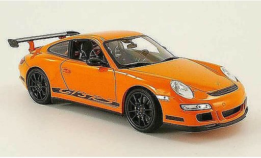 Porsche 911 GT3 RS 1/18 Welly orange modellini auto