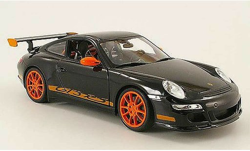 Porsche 911 GT3 RS 1/18 Welly nero modellini auto