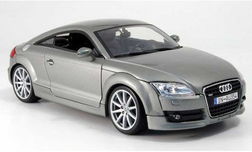 Audi TT coupe 1/18 Mondo Motors grigio modellini auto