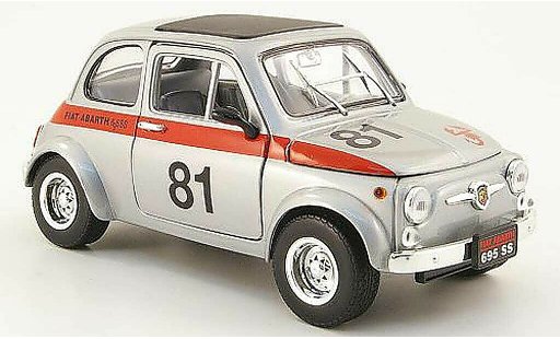Fiat 500 Abarth 1/18 Mondo Motors 695ss grigio no.81 modellini auto