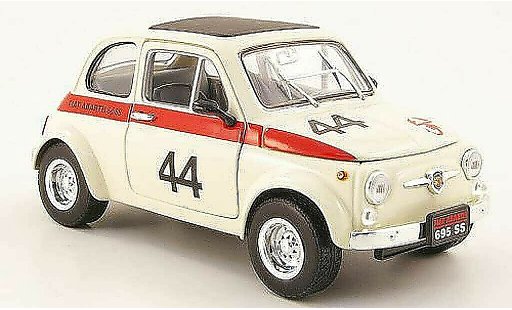 Fiat 500 Abarth 1/18 Mondo Motors 695ss bianco no.44 modellini auto