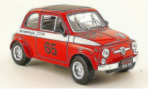 Fiat 500 Abarth 1/18 Mondo Motors 695ss rosso no.65 modellini auto