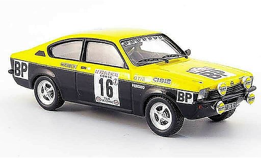 Opel Kadett GT 1/43 Trofeu e no.16 bp tour de corse 1975 modellini auto