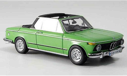 Bmw 2002 Cabriolet Baur 1/43 Neo Tii E10 Cabrio verde 1974 modellini auto