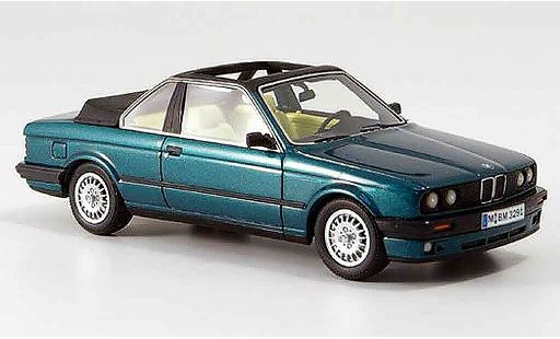 Bmw 320 Baur Cabriolet 1/43 Neo E30 i (E 30) Cabrio verde 1986 modellini auto