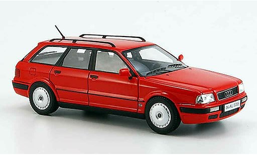 Audi 80 avant 1/43 Neo (B 4) rosso modellini auto