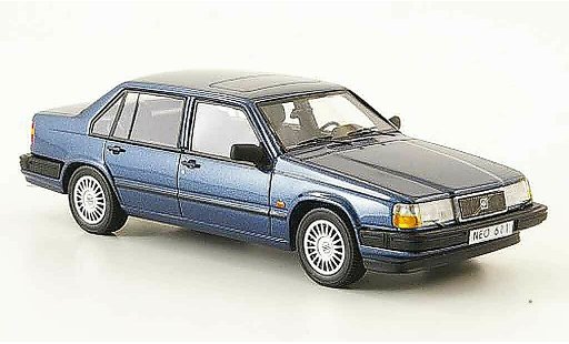 Volvo 940 GLE 1/43 Neo blu 1992 modellini auto