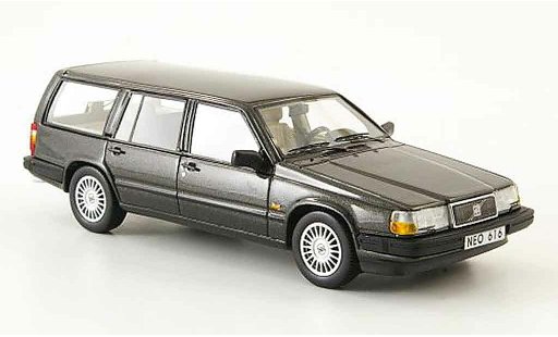 Volvo 940 GLE 1/43 Neo Estate antracite 1992 modellini auto