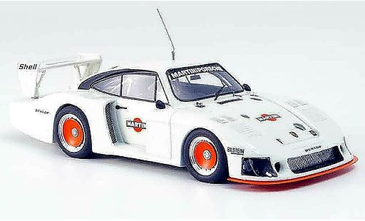 Porsche 935 1978 1/43 Look Smart Moby Dick Martini Press Version bianco modellini auto