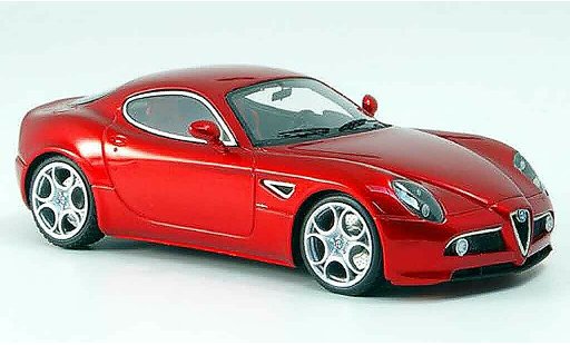 Alfa Romeo 8C competizione 1/43 Look Smart rosso ausstellung frankfurt 2007 modellini auto