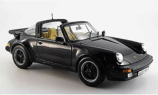 Porsche 911 Turbo 1/18 Norev 3.3 targa nero 1987 modellini auto