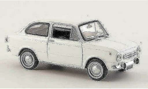 Seat 850 N 1/43 Norev bianco 1966 modellini auto