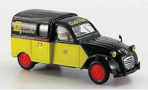 Citroen 2CV Fourgonnette 1/43 Norev camionette calberson 1965 modellini auto
