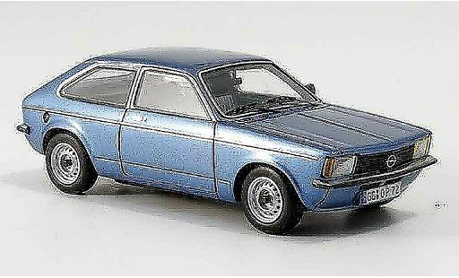 Opel Kadett C City 1/43 Neo blu 1978 modellini auto
