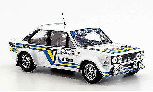 Fiat 131 Abarth 1/43 IXO No.7 Waldgegard Thoreszelius 1980 modellini auto