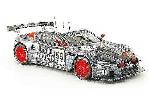 Aston Martin DBR9 gt1 1/43 IXO no.59 garcia menten fittipaldi le mans 2007 modellini auto