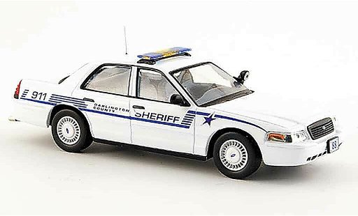 Ford Crown Police Interceptor 1/43 IXO policeDarlington County Sheriff modellini auto