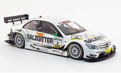 Mercedes Classe C DTM 1/43 Minichamps No.5 Salzgitter AMG Green 2008 modellini auto