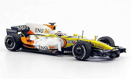 Renault F1 2008 1/43 Minichamps ing f1 team r28 car no.6 modellini auto