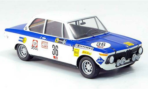 Bmw 2002 ti 1/43 Trofeu No.36 vincitore 24 Std. Nurburgring 1970 pezzo/Schickentanz modellini auto