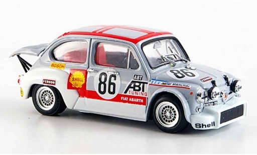 Fiat Abarth 1000 Berlina Corsa 1/43 Brumm TCR No. 86 Abt Grano 24 Stunden Spa 1970 modellini auto
