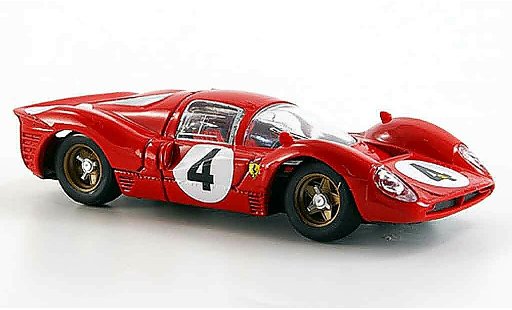 Ferrari 330 P4 1/43 Brumm no.4 1000 km monza r. lodovico 1967 modellini auto
