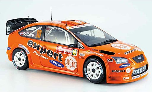 Ford Focus RS WRC 1/18 Sun Star solberg rallye japan modellini auto
