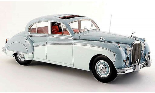 Jaguar MK 9 1/18 Neo blu creme bianco 1960 modellini auto